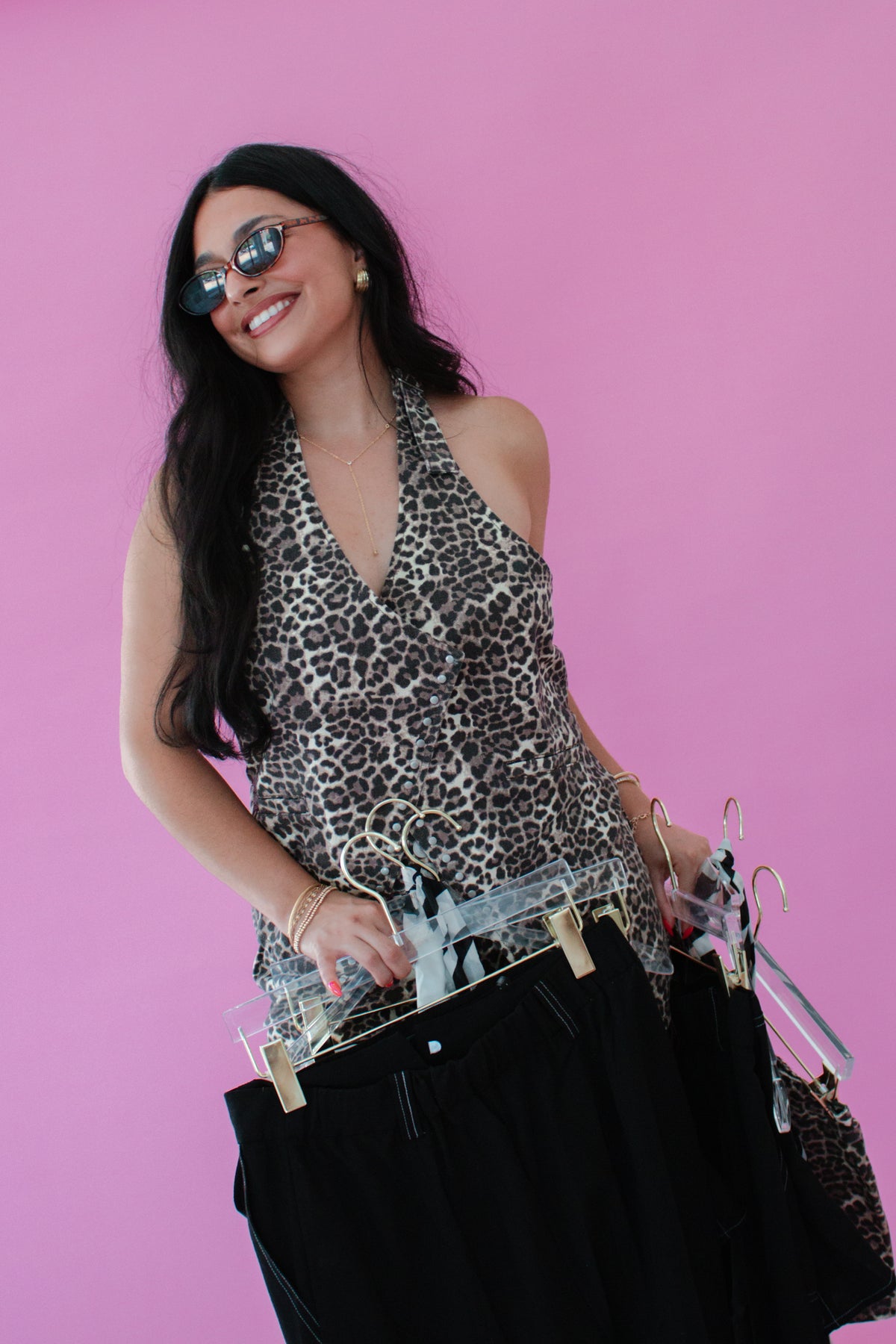 The Soho Set | Leopard Print Two Piece Short Set